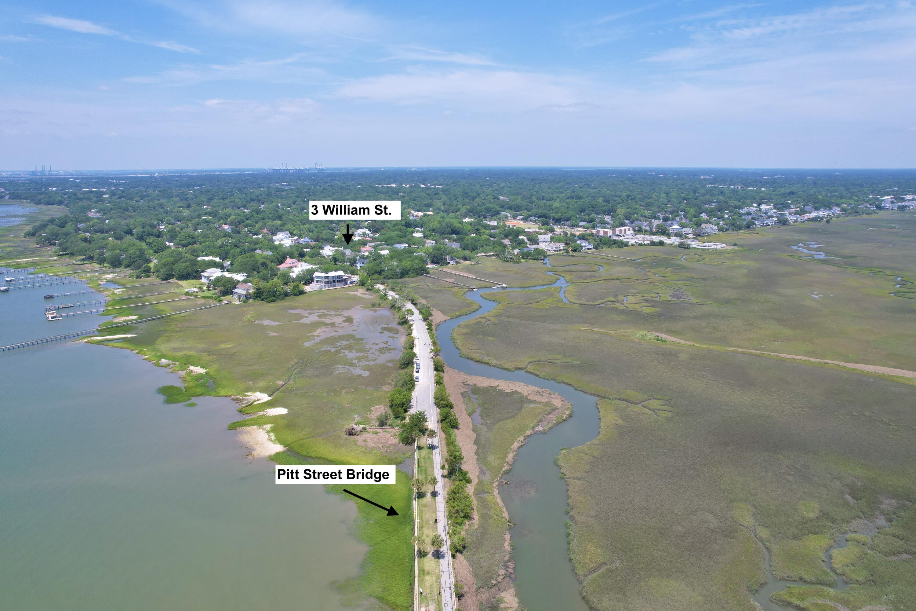 3 William Street Mount Pleasant, SC 29464 - Photo 55 of 55 Pitt St Bridge View of OV with captions