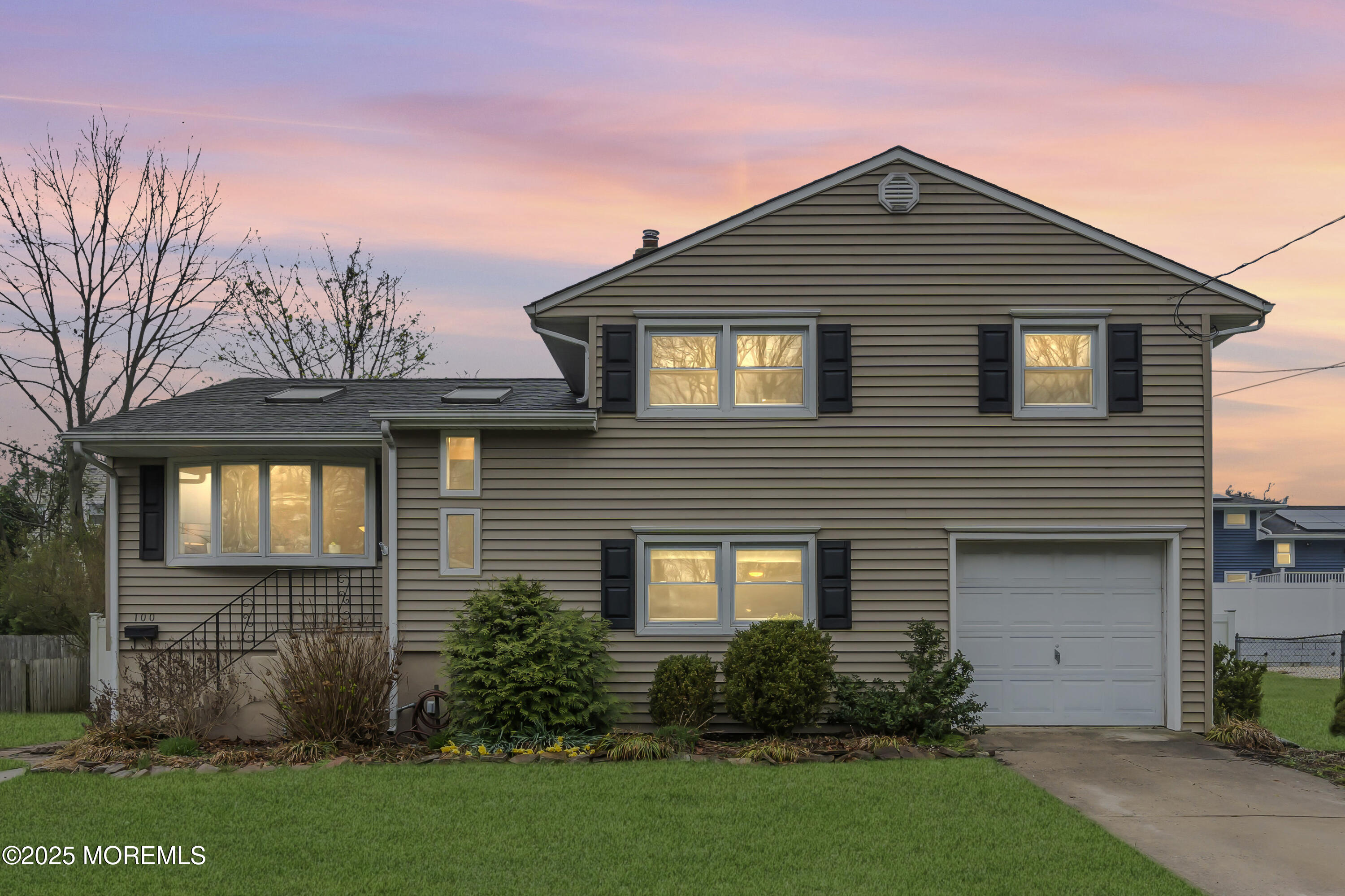 100 Linden Avenue Red Bank, NJ 07701 - Photo 1 of 6 a front view of a house with garden