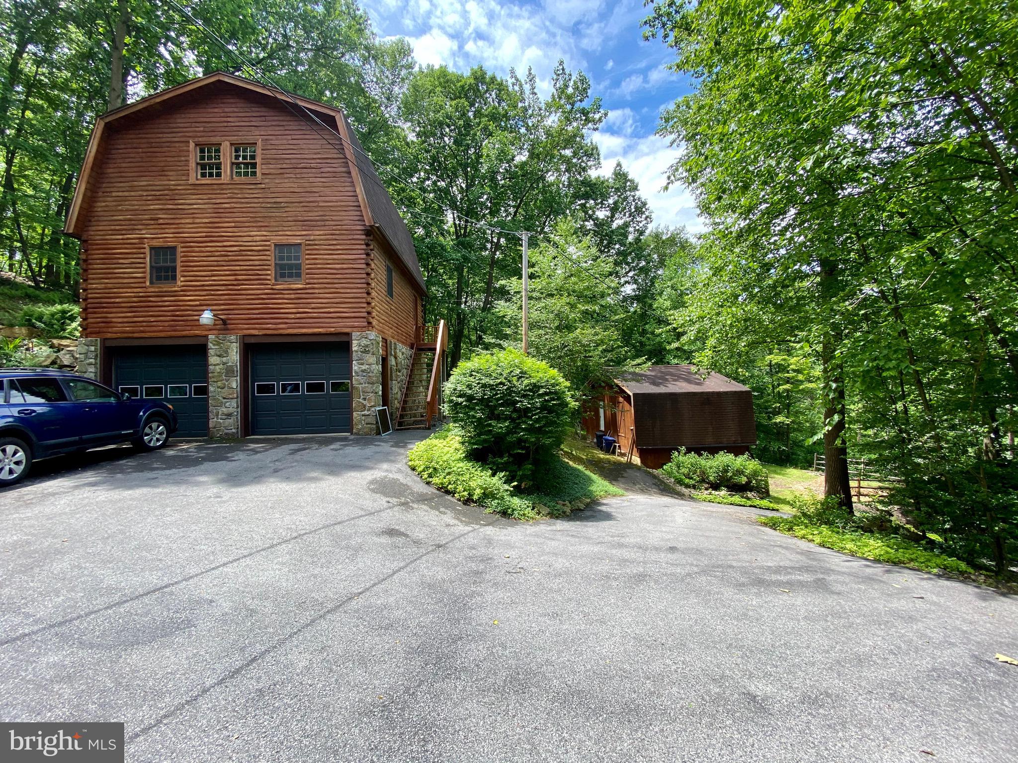 2 Car Garage with 2 additional finished levels