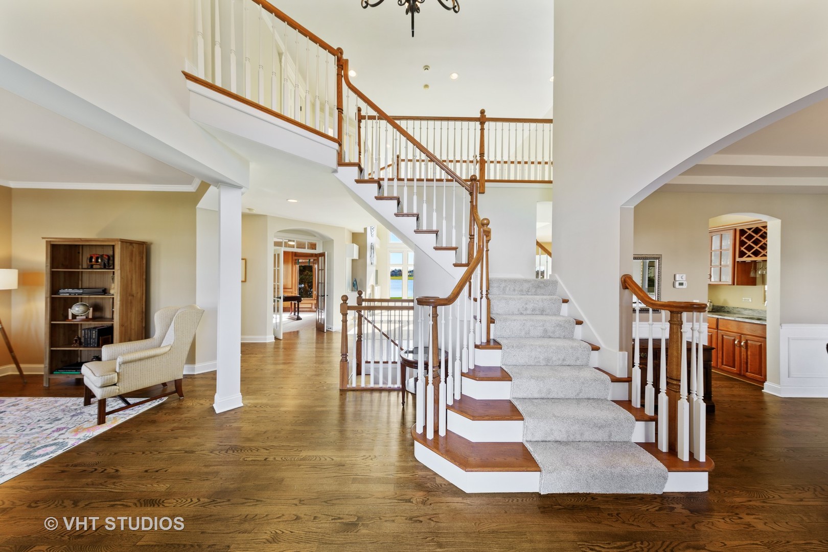 3651 White Eagle Drive Naperville, IL 60564 - Photo 3 of 47 a view of entryway and hall with wooden floor