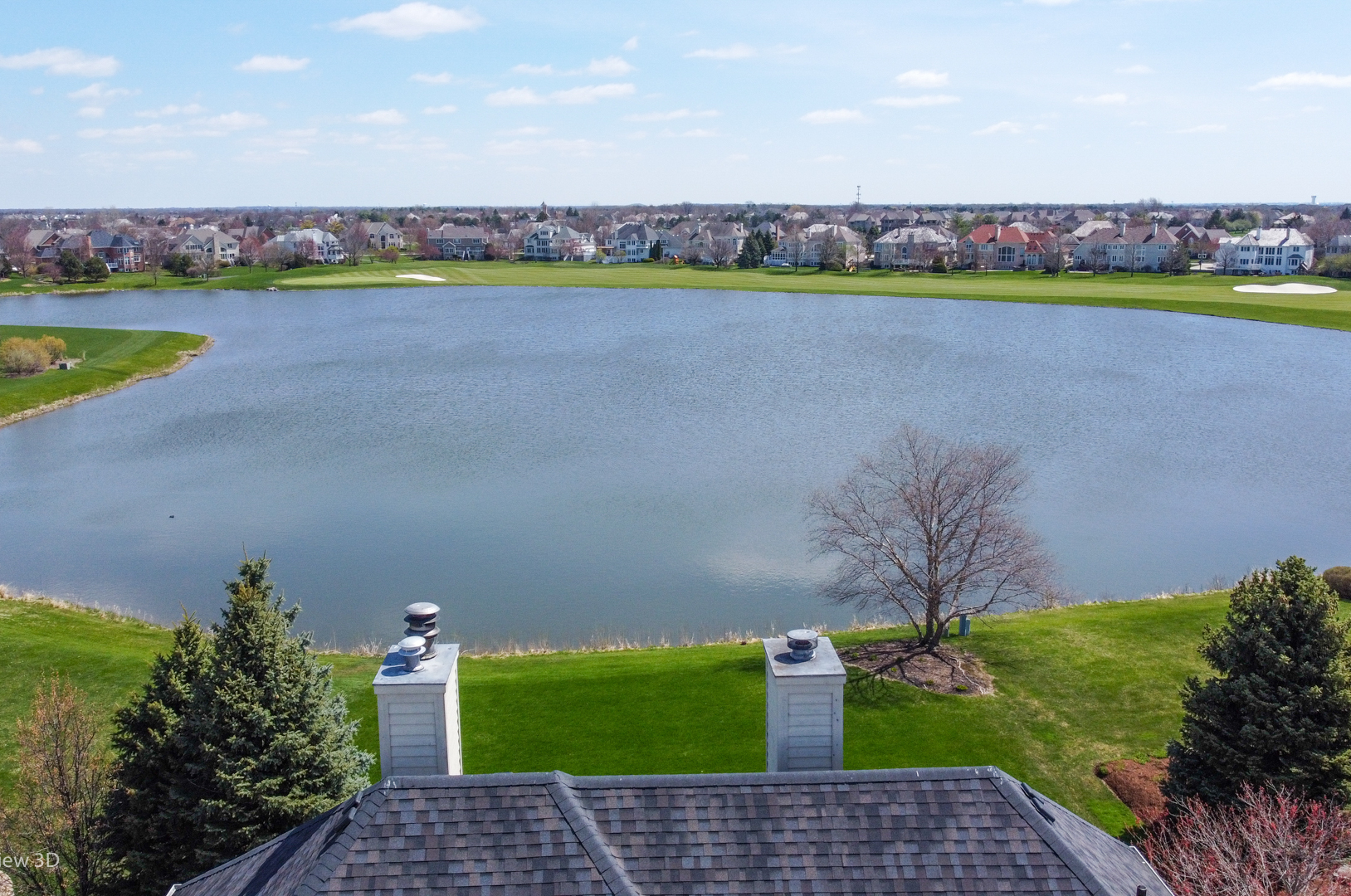 3651 White Eagle Drive Naperville, IL 60564 - Photo 41 of 47 a view of a lake with an outdoor space