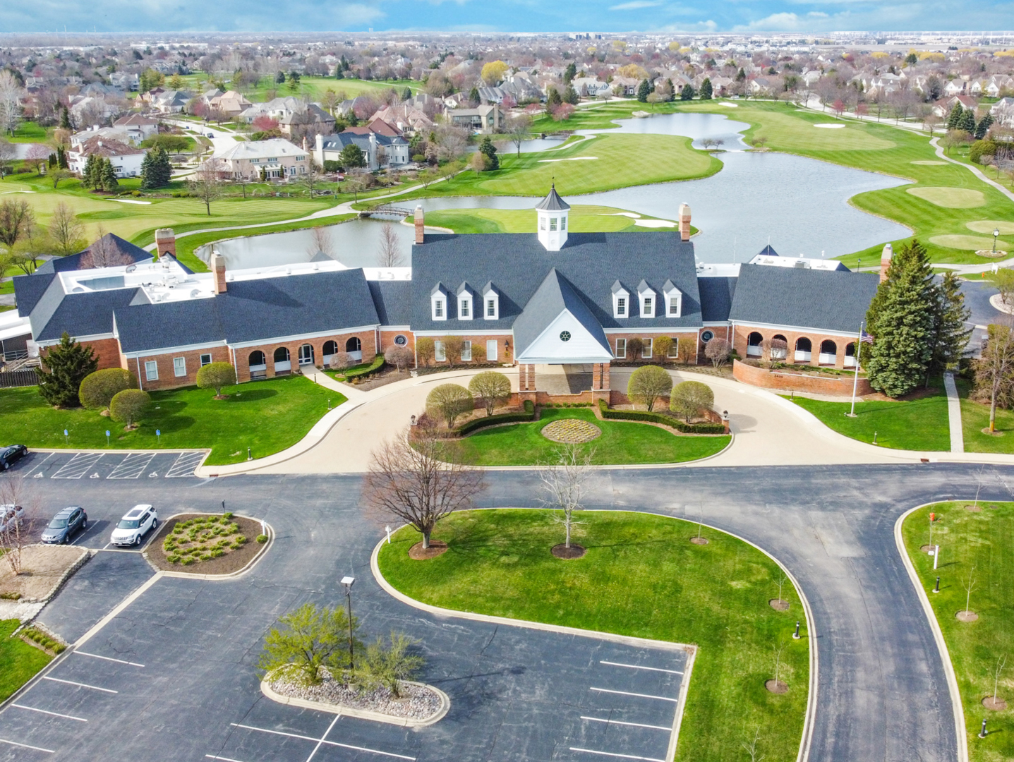 3651 White Eagle Drive Naperville, IL 60564 - Photo 42 of 47 an aerial view of a house with outdoor space