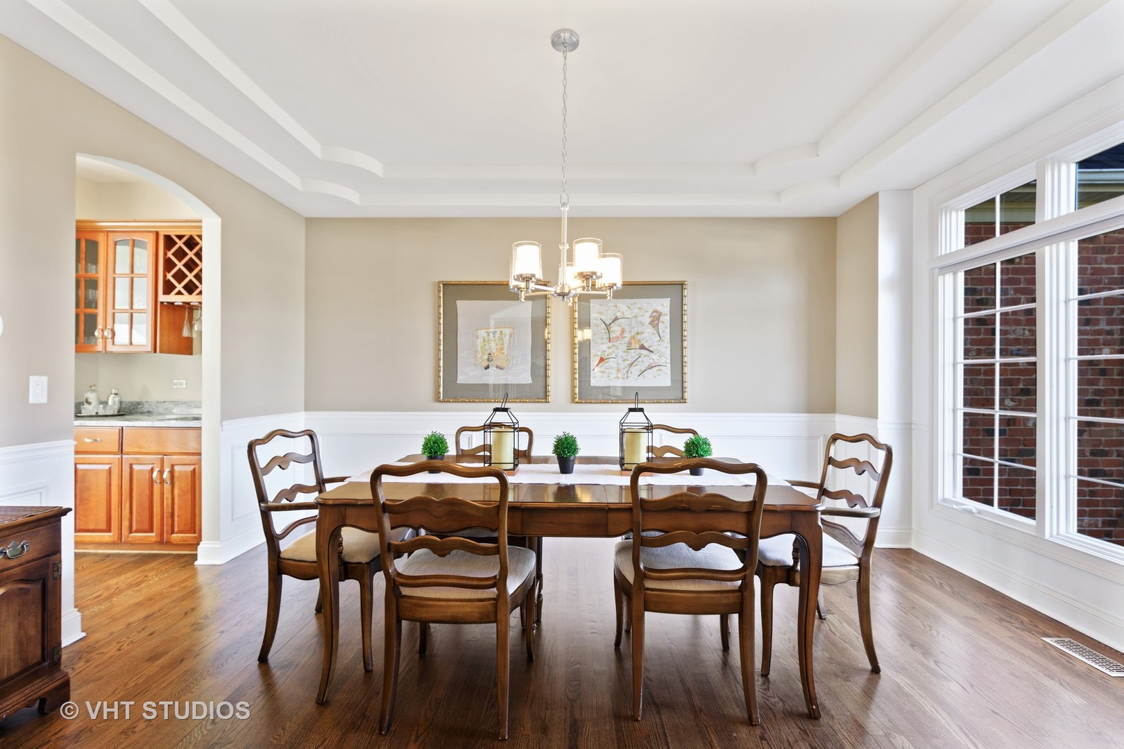 3651 White Eagle Drive Naperville, IL 60564 - Photo 6 of 47 a view of a dining room with furniture window and outside view