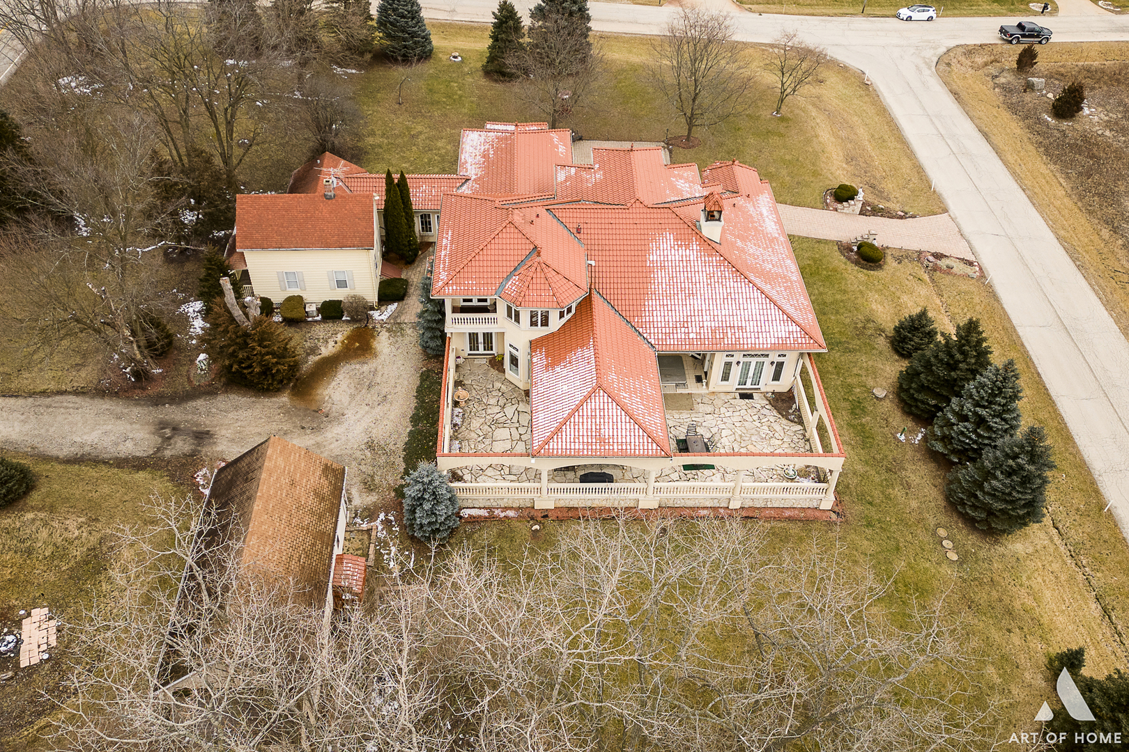 14940 El Greco Street Lemont, IL 60439 - Photo 56 of 67 an aerial view of residential houses with outdoor space