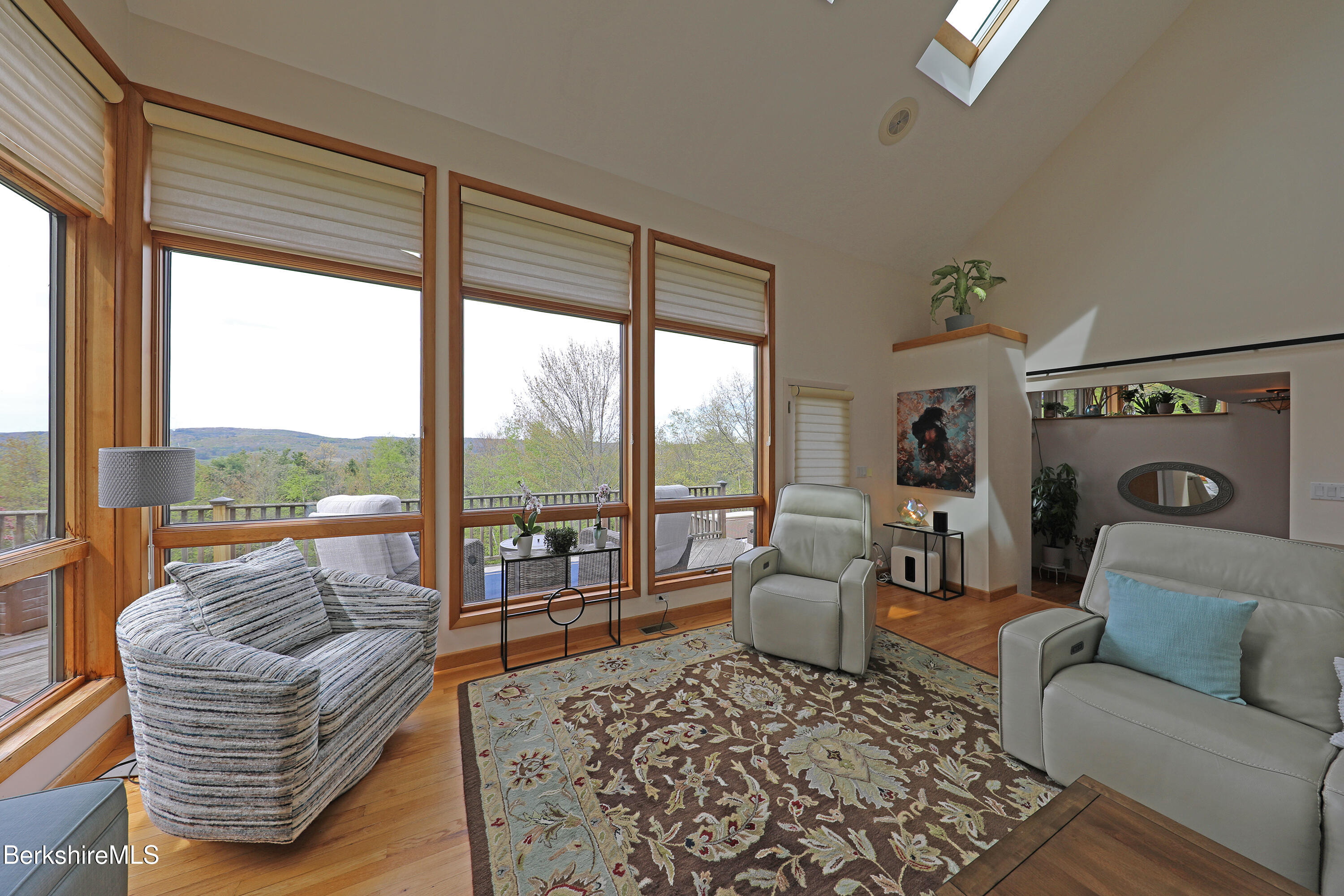 126 Temple Road New Lebanon, NY 12125 - Photo 3 of 37 a living room with furniture and a large window