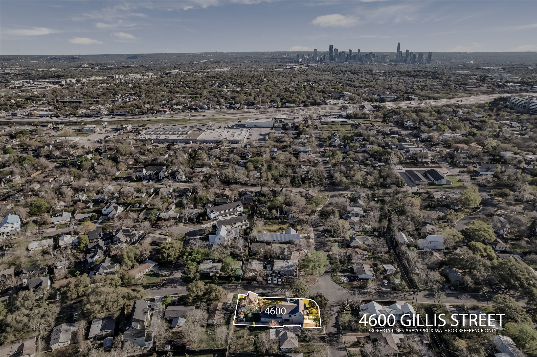 4600 Gillis Street Austin, TX 78745 - Photo 38 of 40 an aerial view of a city