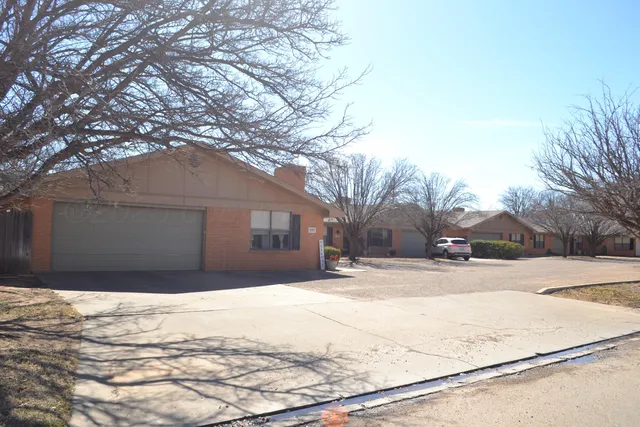 a street view covered with snow