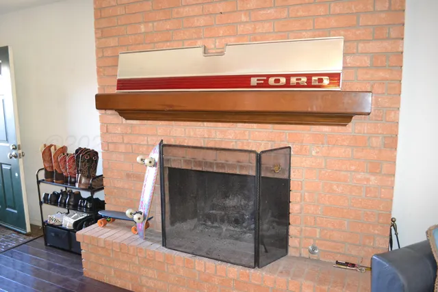 a building with a sign on it