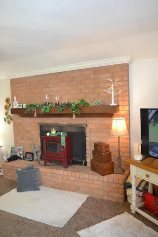 a view of a terrace with outdoor space