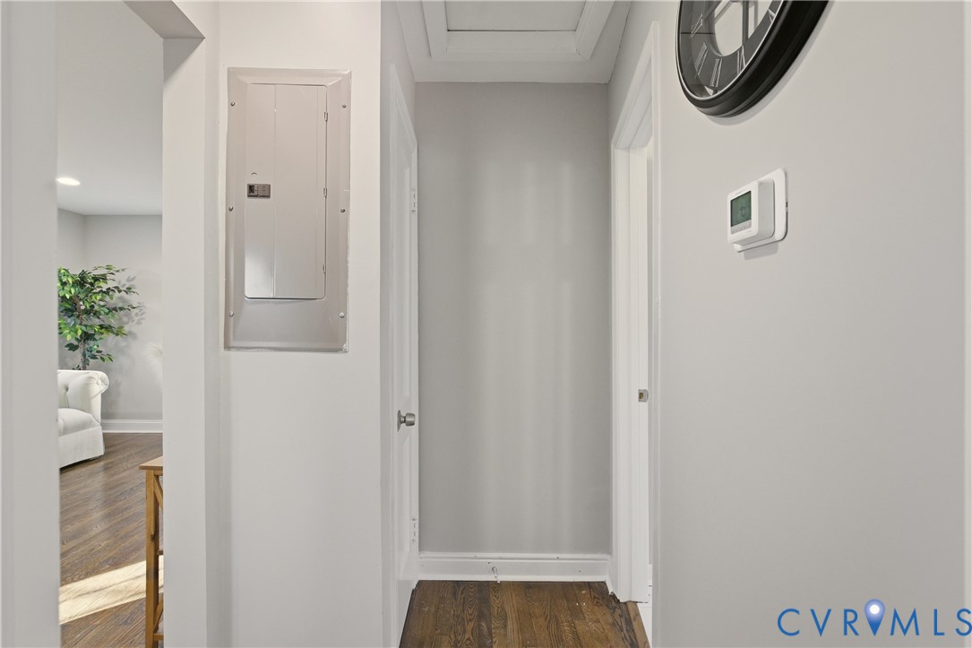 6280 Monahan Road Henrico, VA 23231 - Photo 31 of 42 a bathroom with a toilet and a shower curtain