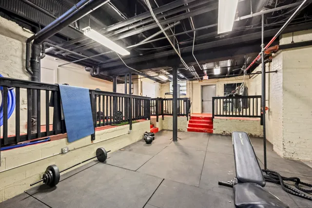 a view of storage and utility room