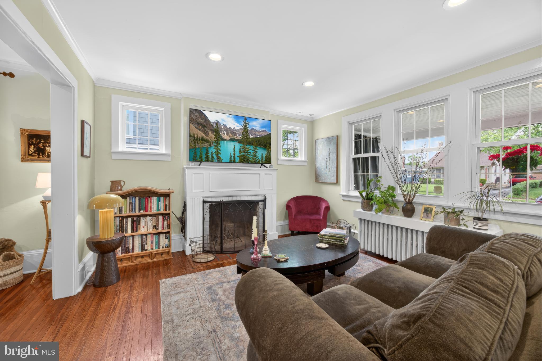 26 Mercer Avenue Doylestown, PA 18901 - Photo 4 of 24 a living room with furniture and a fireplace