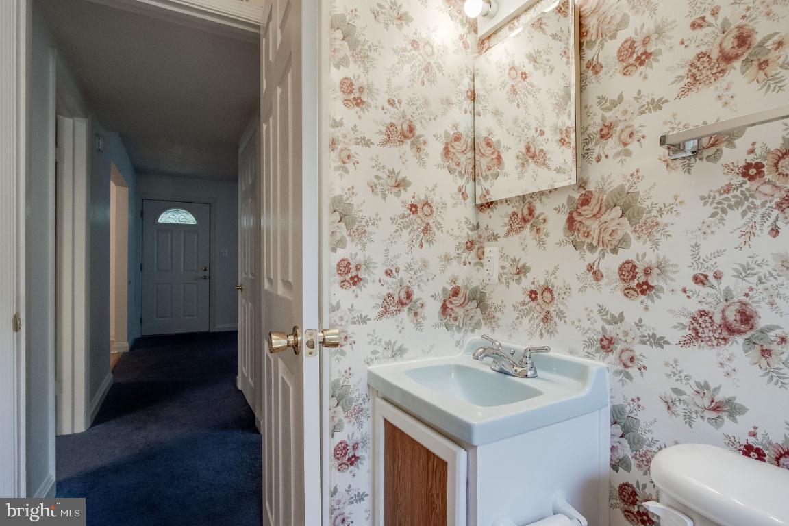 6301 Woodland Road Morningside, MD 20746 - Photo 15 of 32 Lower level full bathroom view into hallway