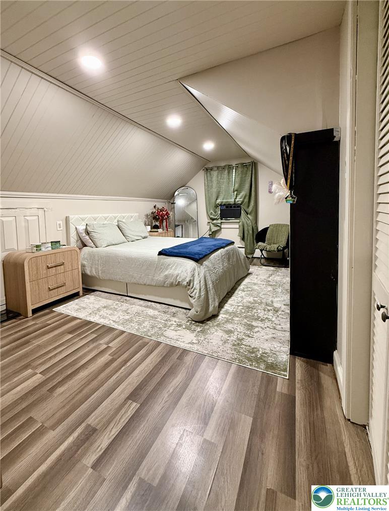 1275 Macada Road Bethlehem, PA 18017 - Photo 59 of 87 Sloped ceilings and recessed lighting create a comfortable, well-lit sleeping sanctuary.