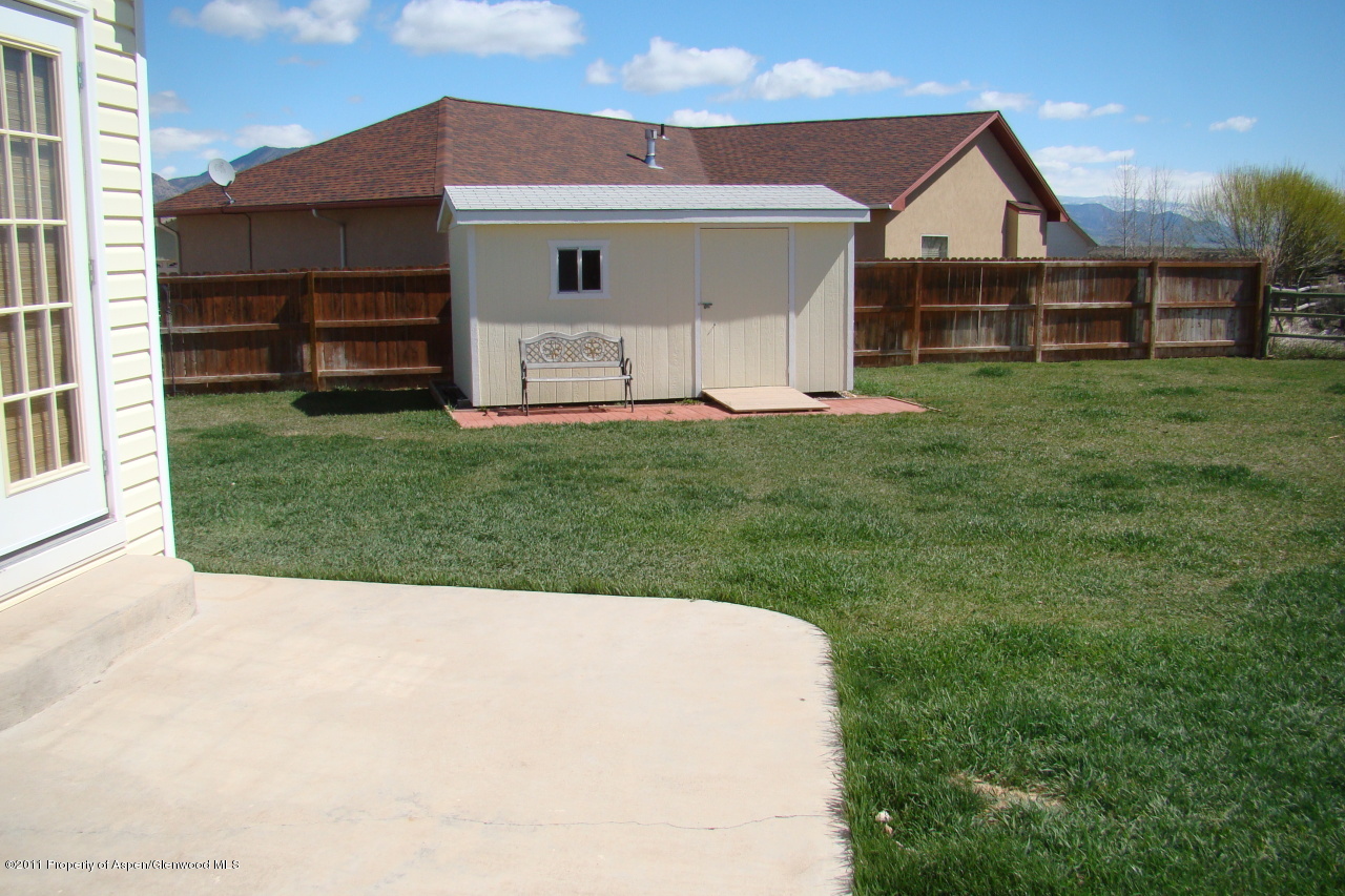 1392 Firethorn Drive Rifle, CO 81650 - Photo 14 of 14 Patio and Storage Shed
