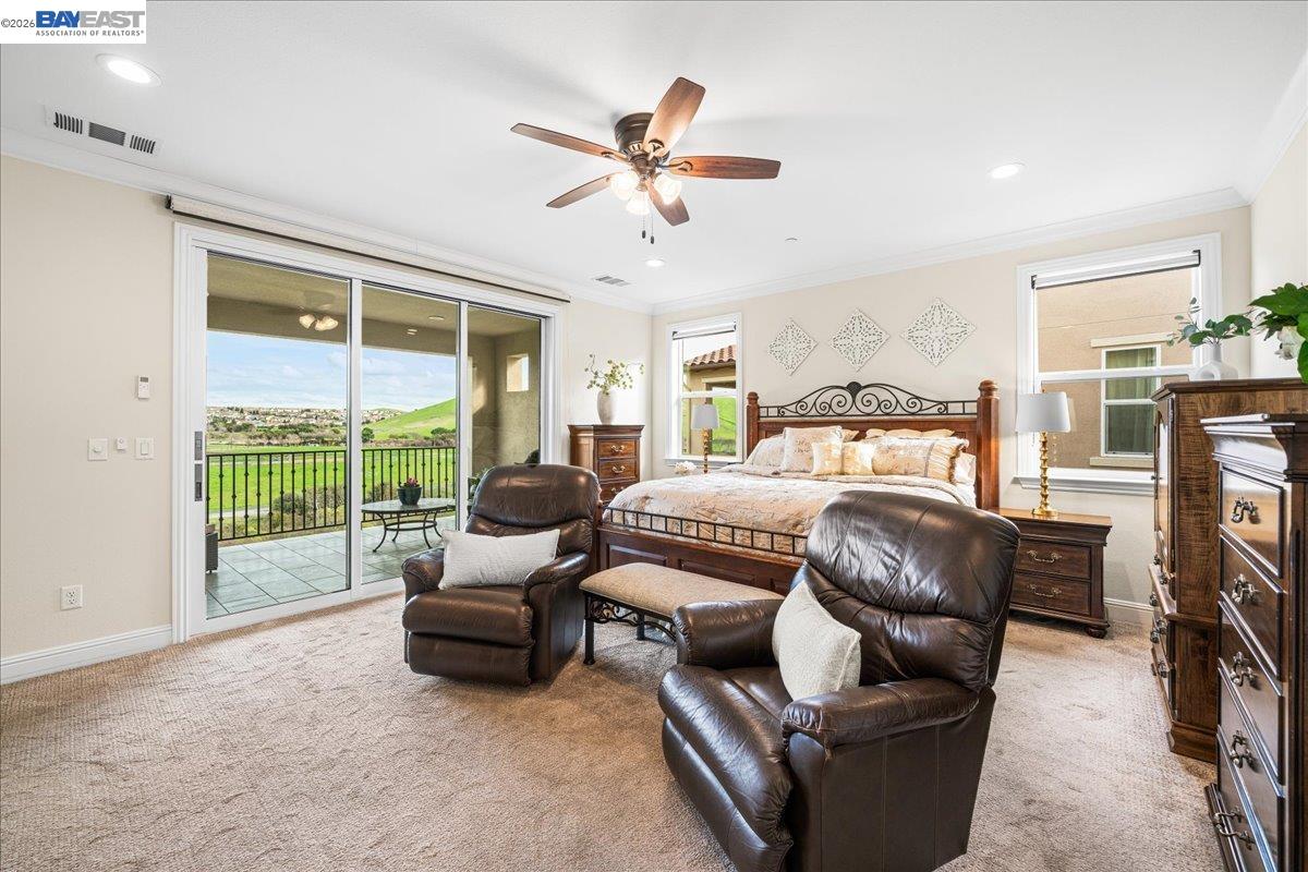 205 Zinnia Court San Ramon, CA 94582 - Photo 20 of 40 a bedroom with a bed couch and window