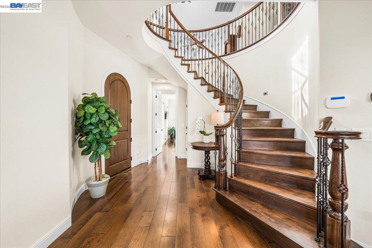 205 Zinnia Court San Ramon, CA 94582 - Photo 3 of 40 a view of entryway with wooden floor
