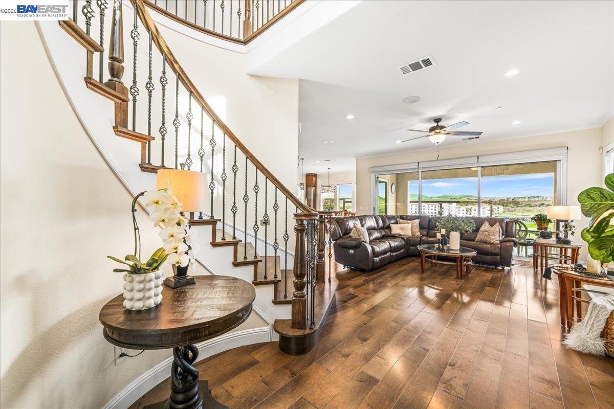 205 Zinnia Court San Ramon, CA 94582 - Photo 4 of 40 a view of entryway and livingroom with furniture and floor to ceiling window