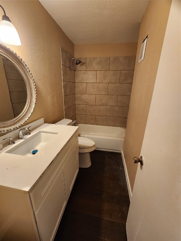 4311 Yellowstone Boulevard, Unit 7 Houston, TX 77021 - Photo 6 of 7 a bathroom with a sink a toilet and shower
