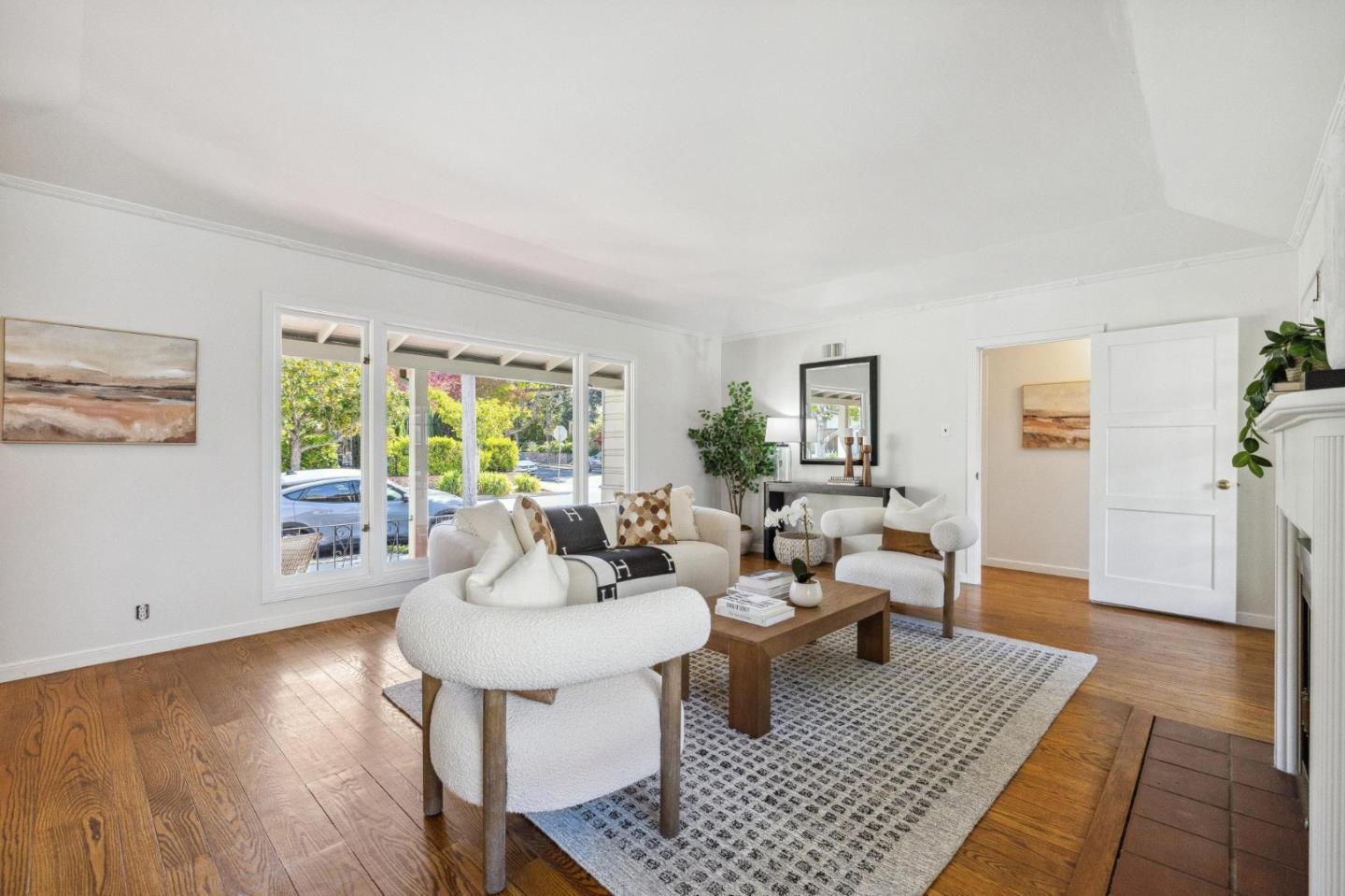 1820 Broadway Burlingame, CA 94010 - Photo 15 of 55 a living room with furniture and a wooden floor
