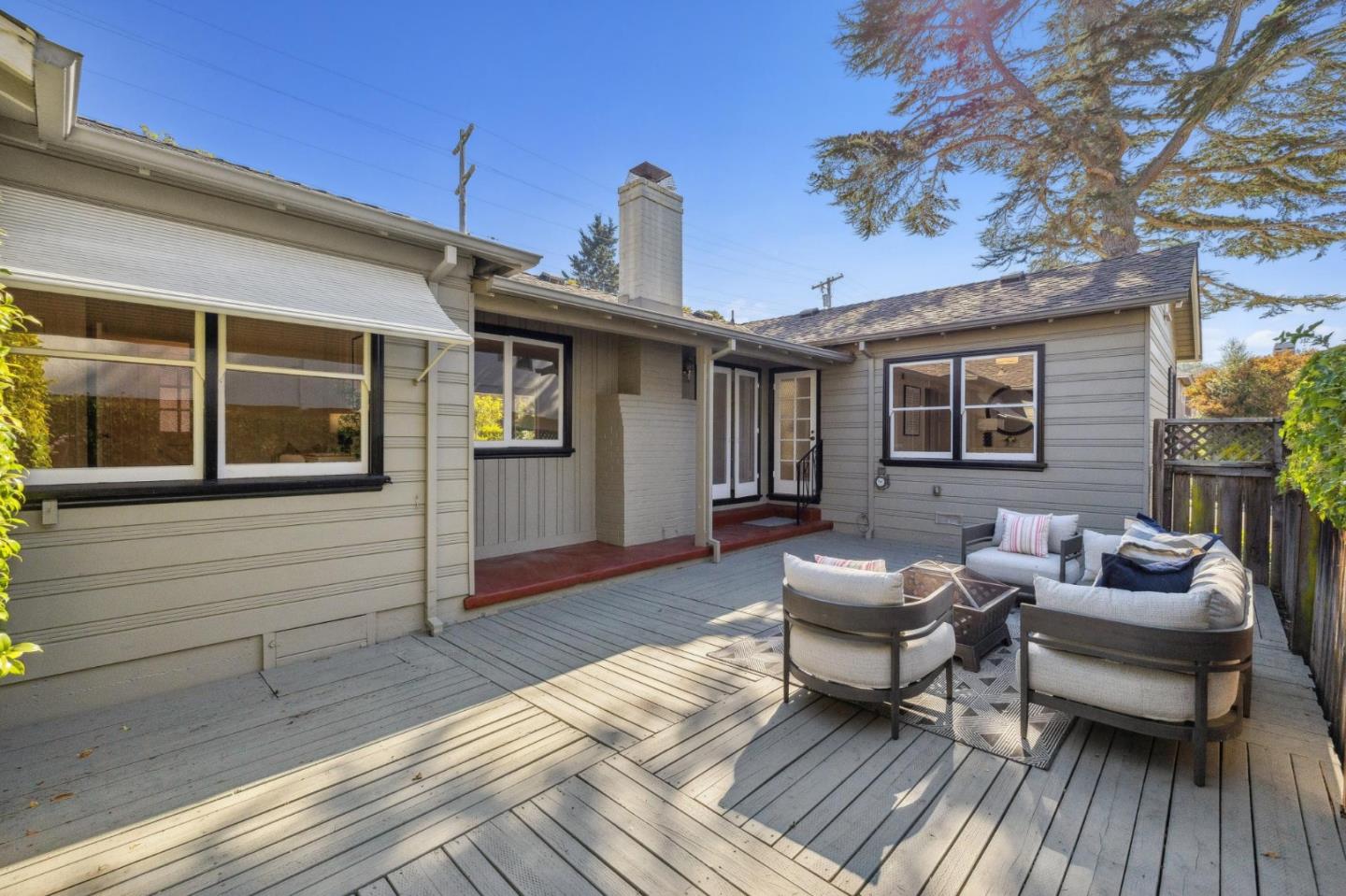 1820 Broadway Burlingame, CA 94010 - Photo 49 of 55 a outdoor living space with furniture and wooden floor