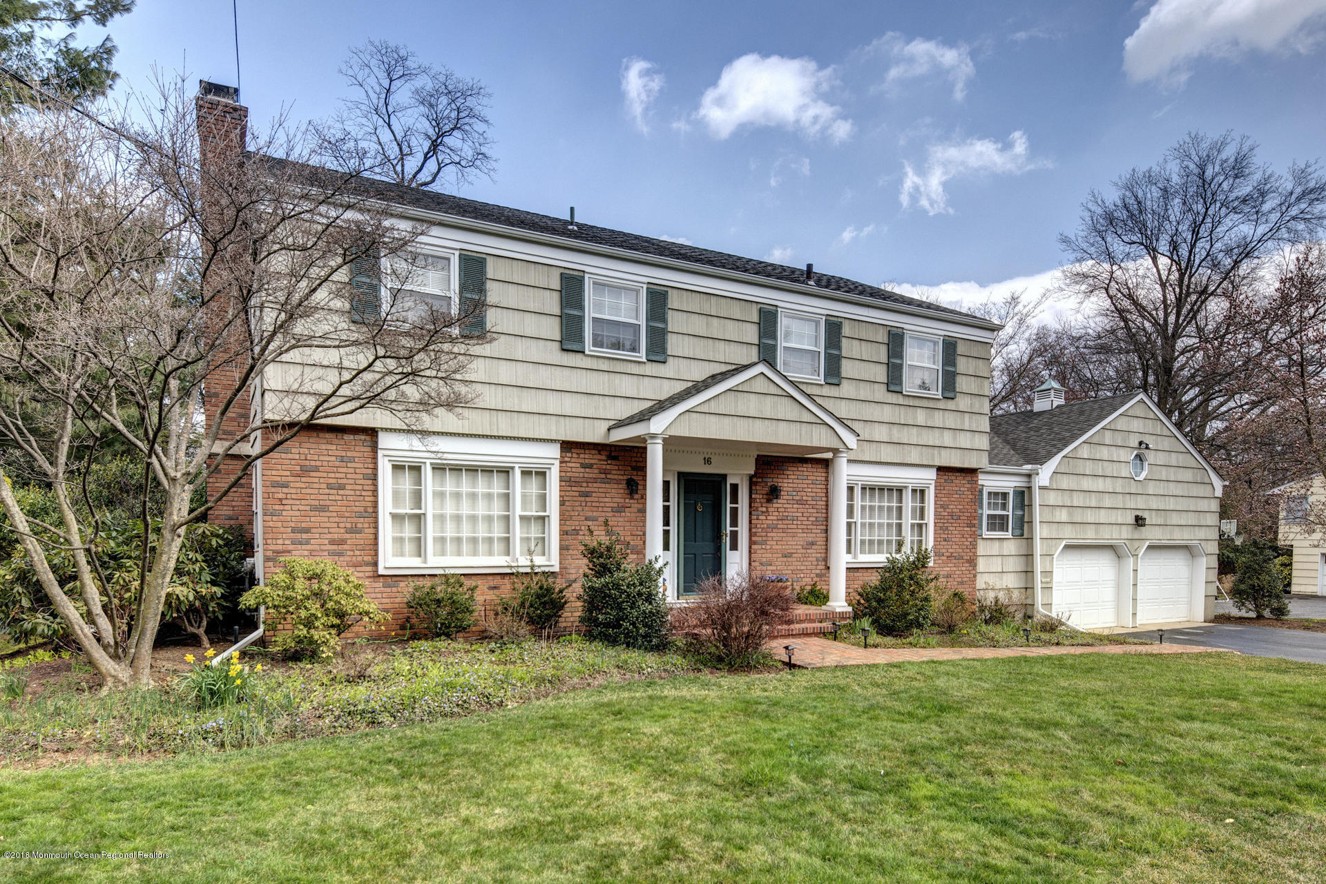 16 Sherwood Road Little Silver, NJ 07739 - Photo 2 of 35 Front view of Classic Colonial