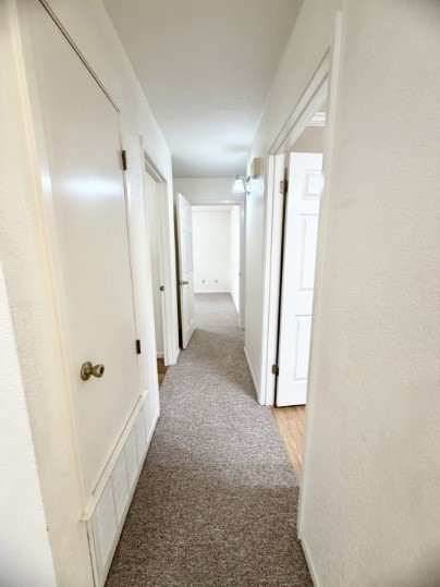 728 West San Antonio Street, Unit 728A Lockhart, TX 78644 - Photo 7 of 12 a view of a hallway with white walls