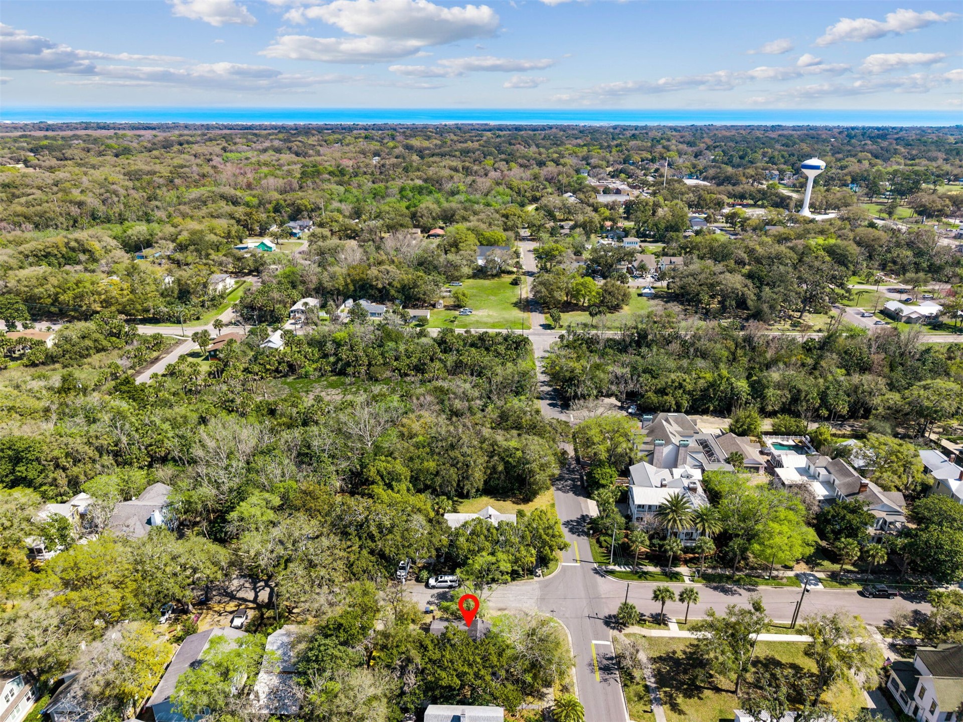 515 Broome Street Fernandina Beach, FL 32034 - Photo 8 of 19 an aerial view of residential building with green space