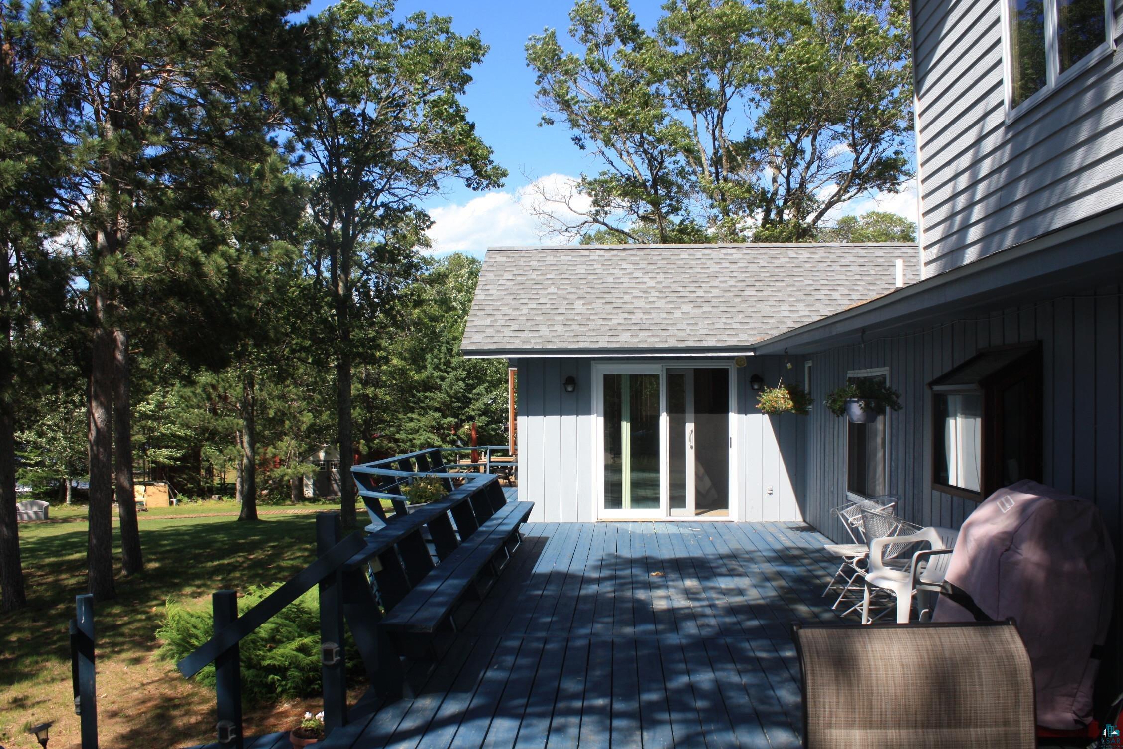 16025 South Mail Road Gordon, WI 54838 - Photo 13 of 50 Wooden deck with a yard