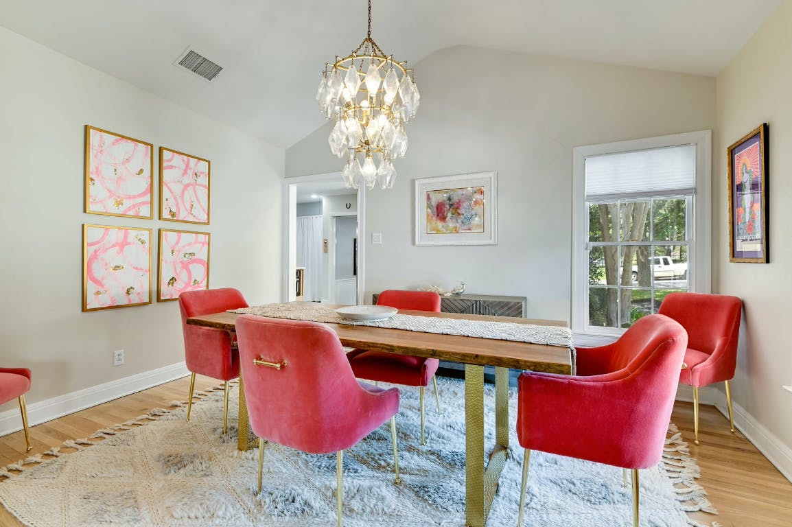 3321 Windsor Road Austin, TX 78703 - Photo 25 of 28 a dining room with furniture and window