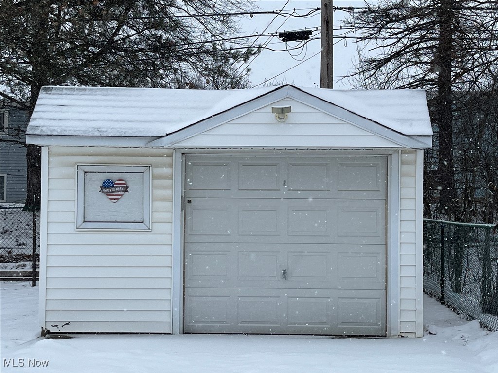 15405 Corkhill Road Maple Heights, OH 44137 - Photo 48 of 50 1 Car Detached Garage with extra storage on the side.