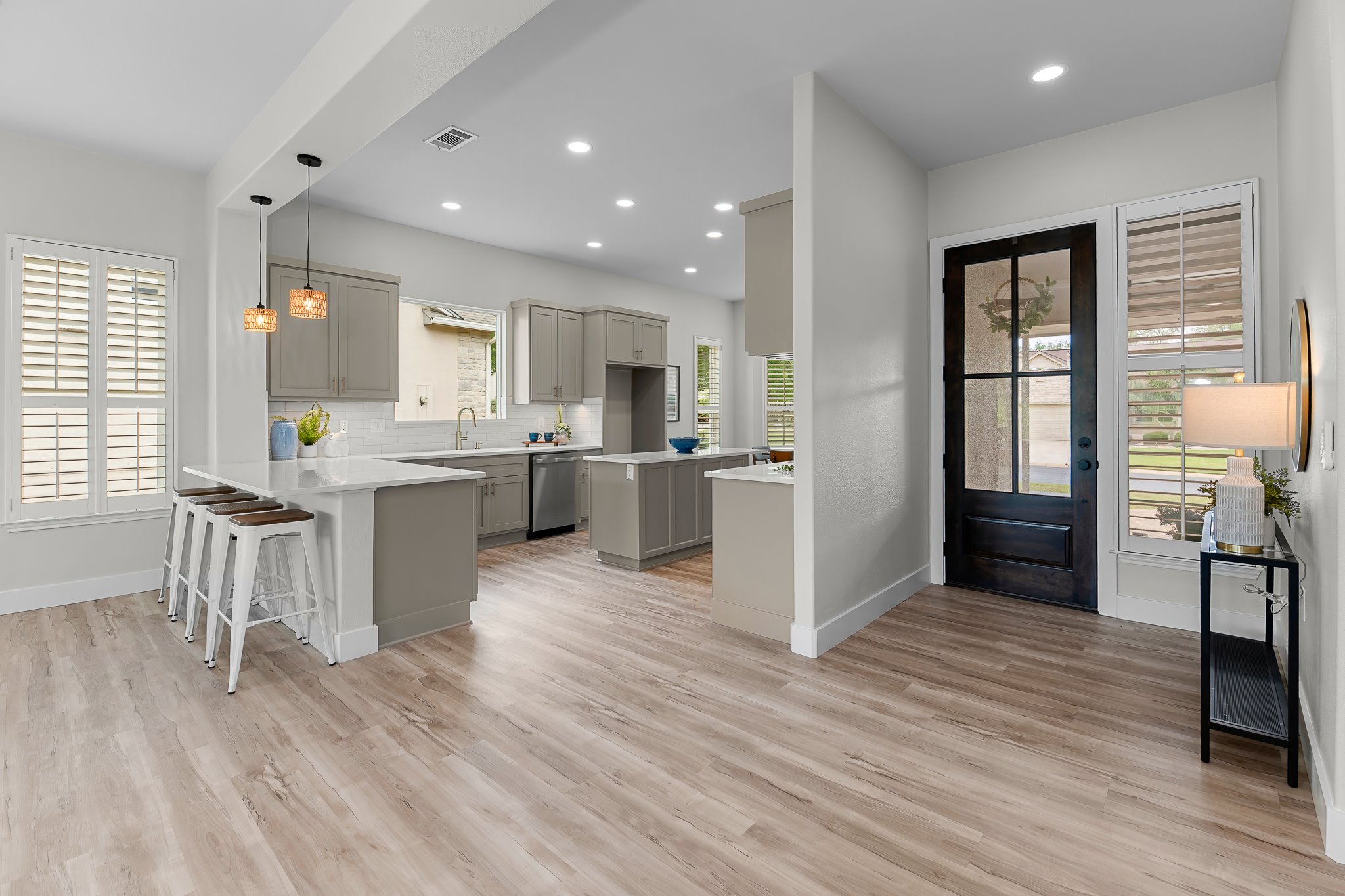 130 Crepe Myrtle Lane Georgetown, TX 78633 - Photo 15 of 40 8 ft doors are a favorite feature of the original Del Webb homes- and this new mahogany door is a "wow"