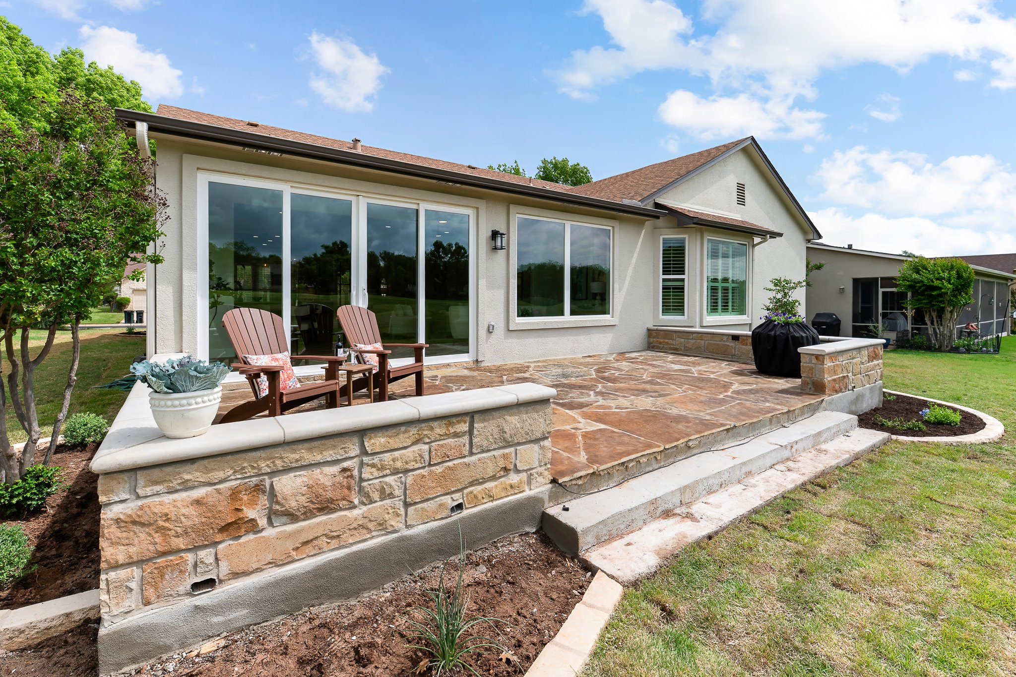 130 Crepe Myrtle Lane Georgetown, TX 78633 - Photo 32 of 40 Since picture, stone steps and landscaping were completed