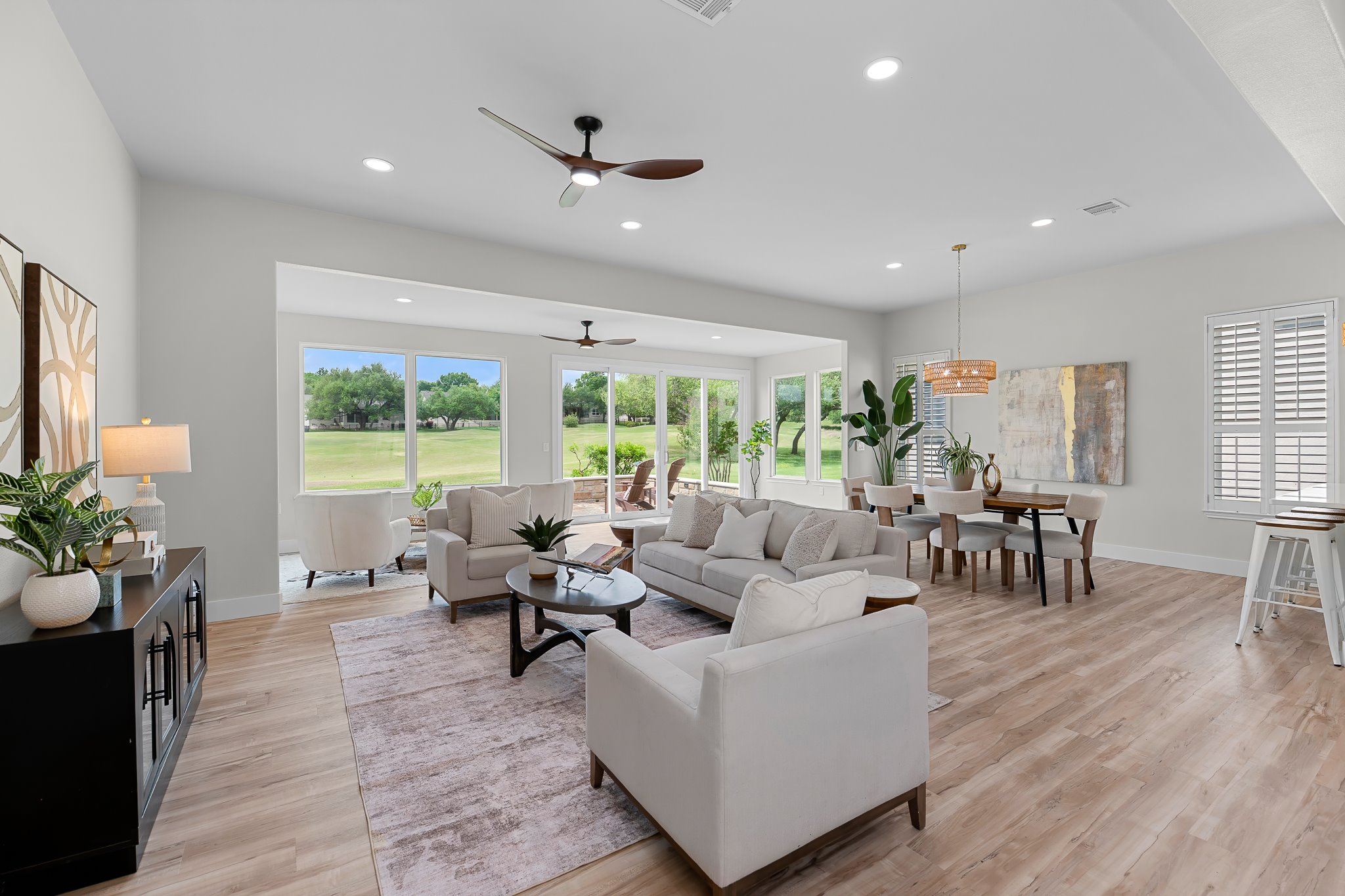 130 Crepe Myrtle Lane Georgetown, TX 78633 - Photo 7 of 40 All new LVP flooring, new fans and lighting