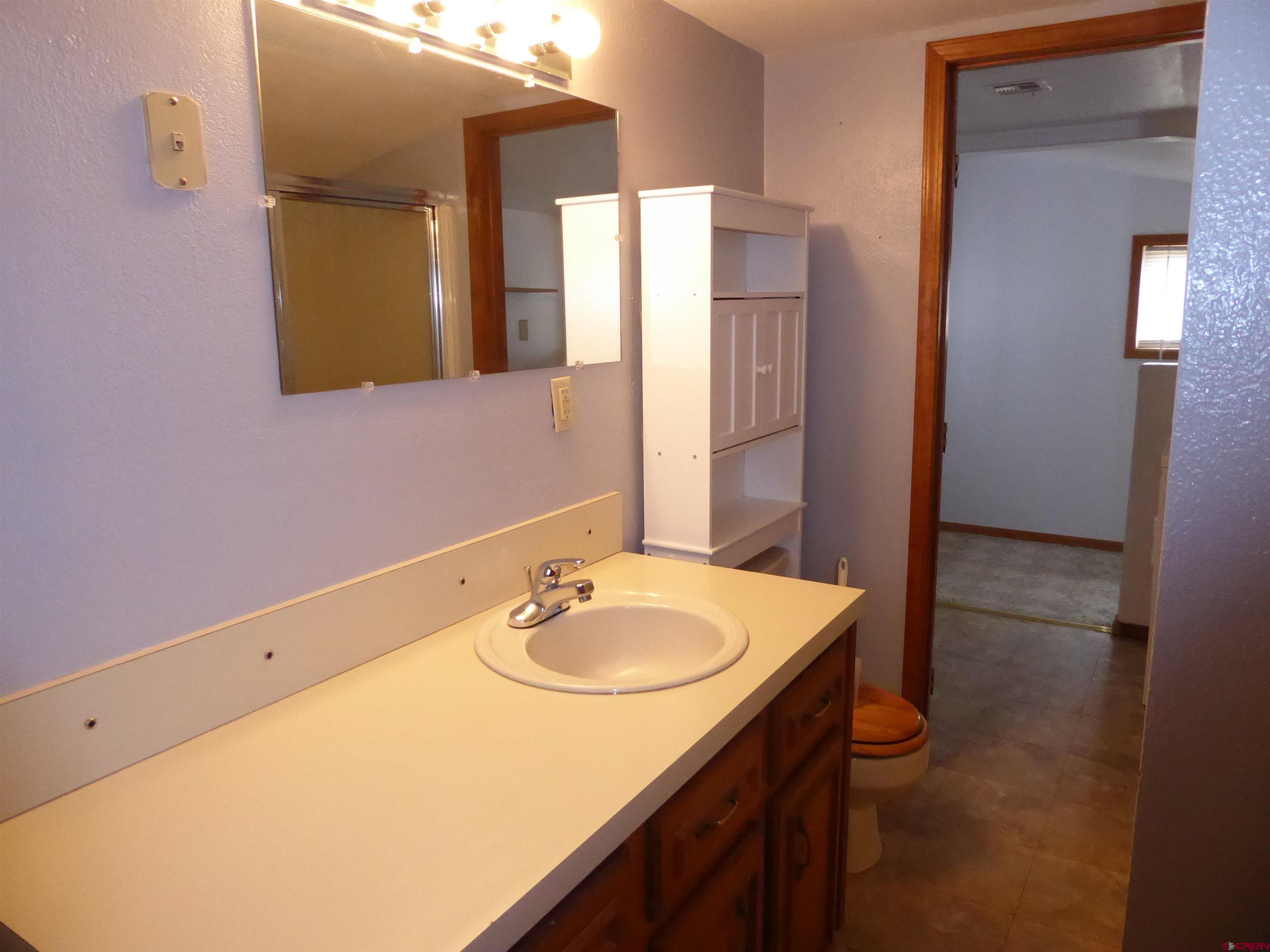 180 Northwest 7th Street Cedaredge, CO 81413 - Photo 34 of 44 a bathroom with a sink and a mirror