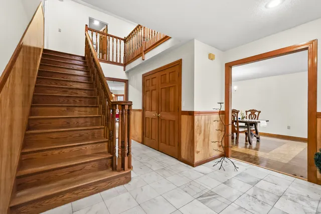 a view of entryway and hall