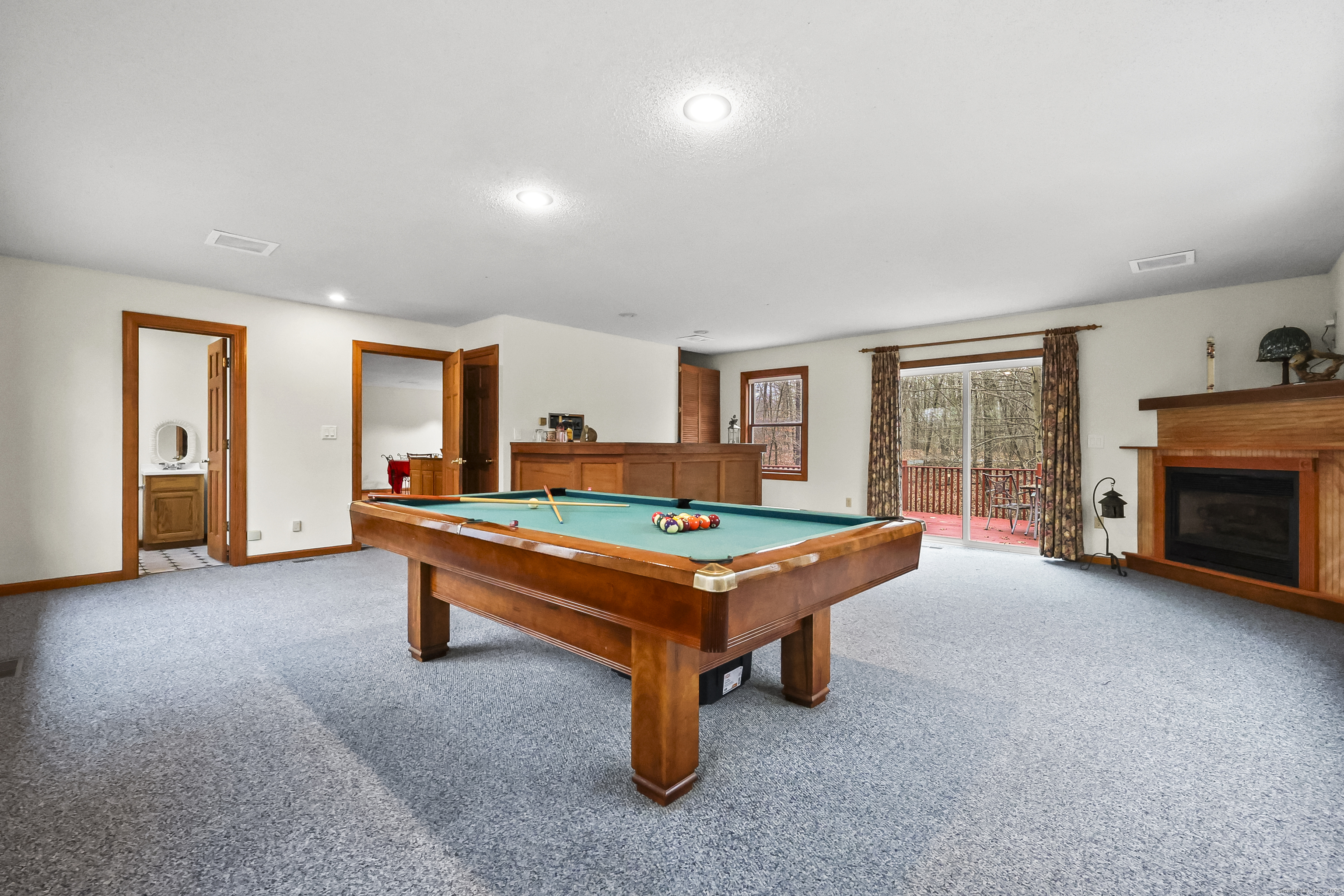 111 Bascom Road Lebanon, CT 06249 - Photo 25 of 30 a room with pool table and windows