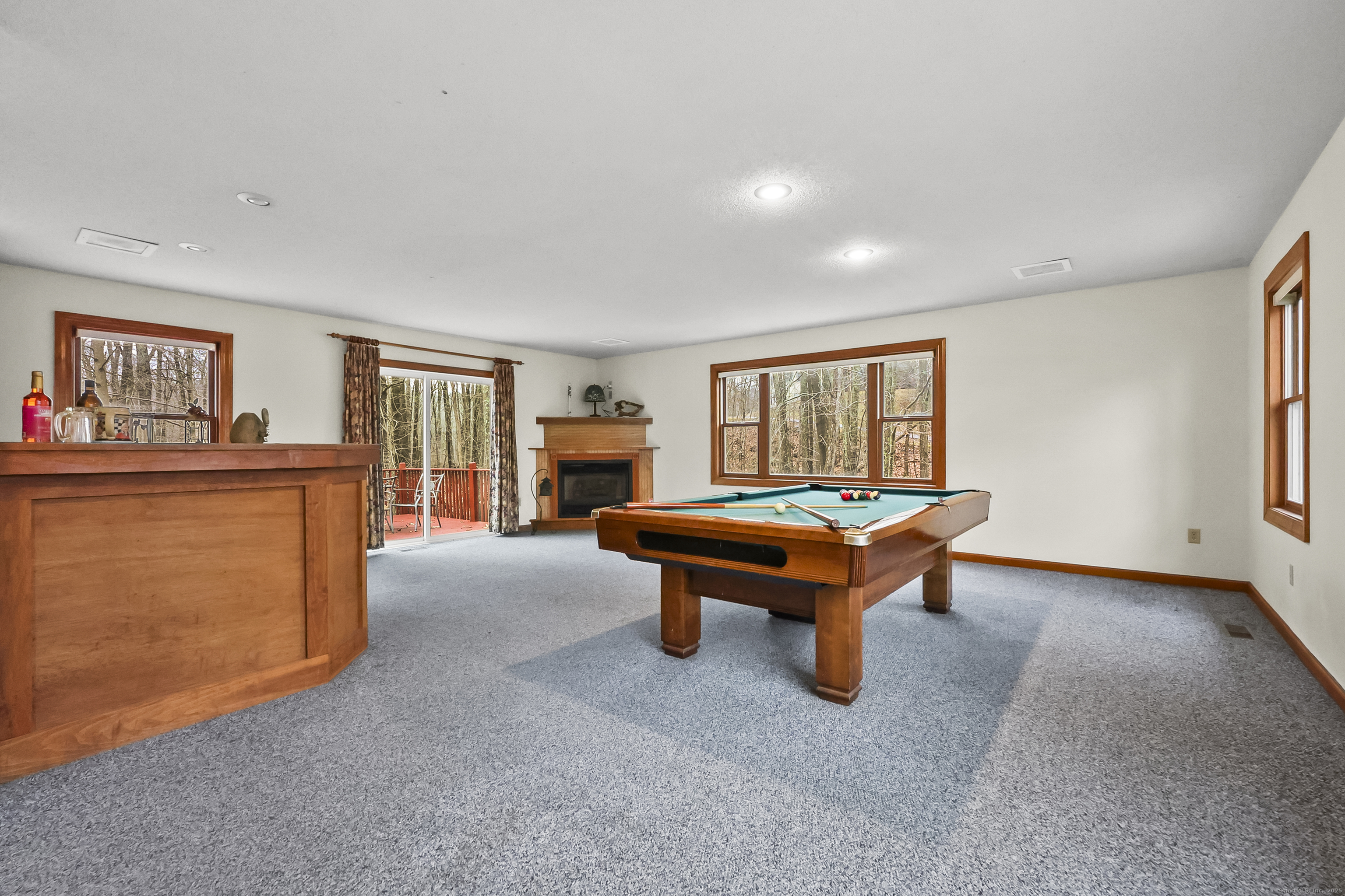 111 Bascom Road Lebanon, CT 06249 - Photo 26 of 30 a room with furniture pool table and windows