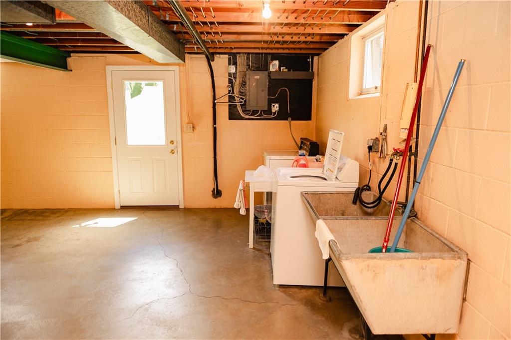 608 Edgewood Drive Apollo, PA 15613 - Photo 35 of 40 a view of a storage and utility room with a sink