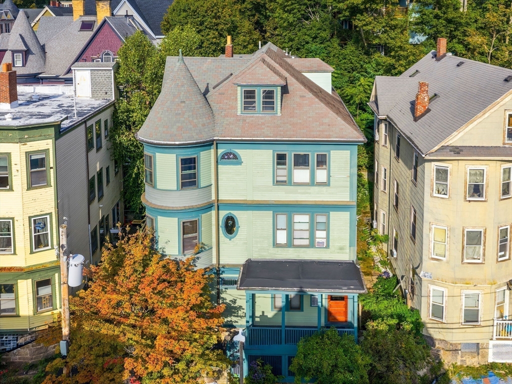 25 Danforth Street, Unit 3 Boston, MA 02130 - Photo 35 of 38 a aerial view of a house with a garden
