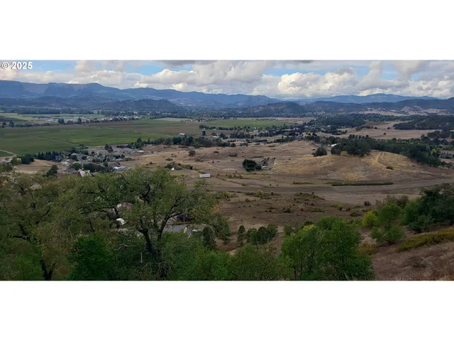 a view of city and mountain