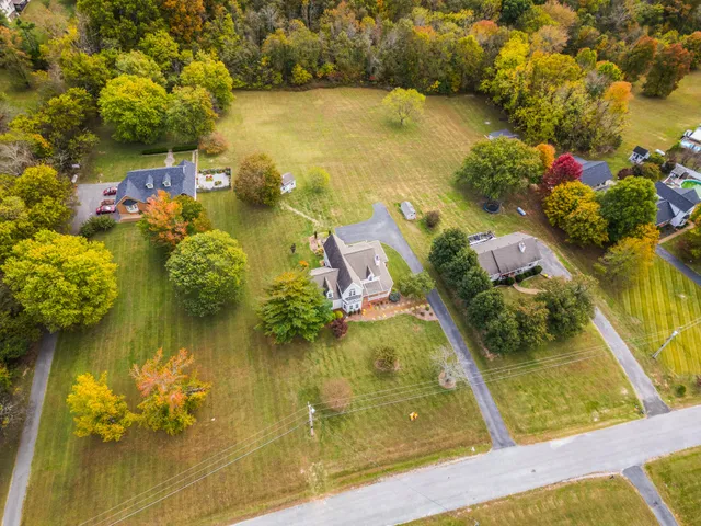 a view of yard with ocean view