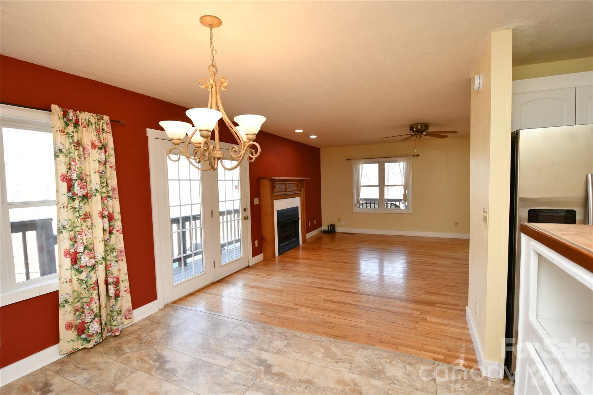 477 West Ridge Drive Burnsville, NC 28714 - Photo 13 of 48 a view of a living room with a large window