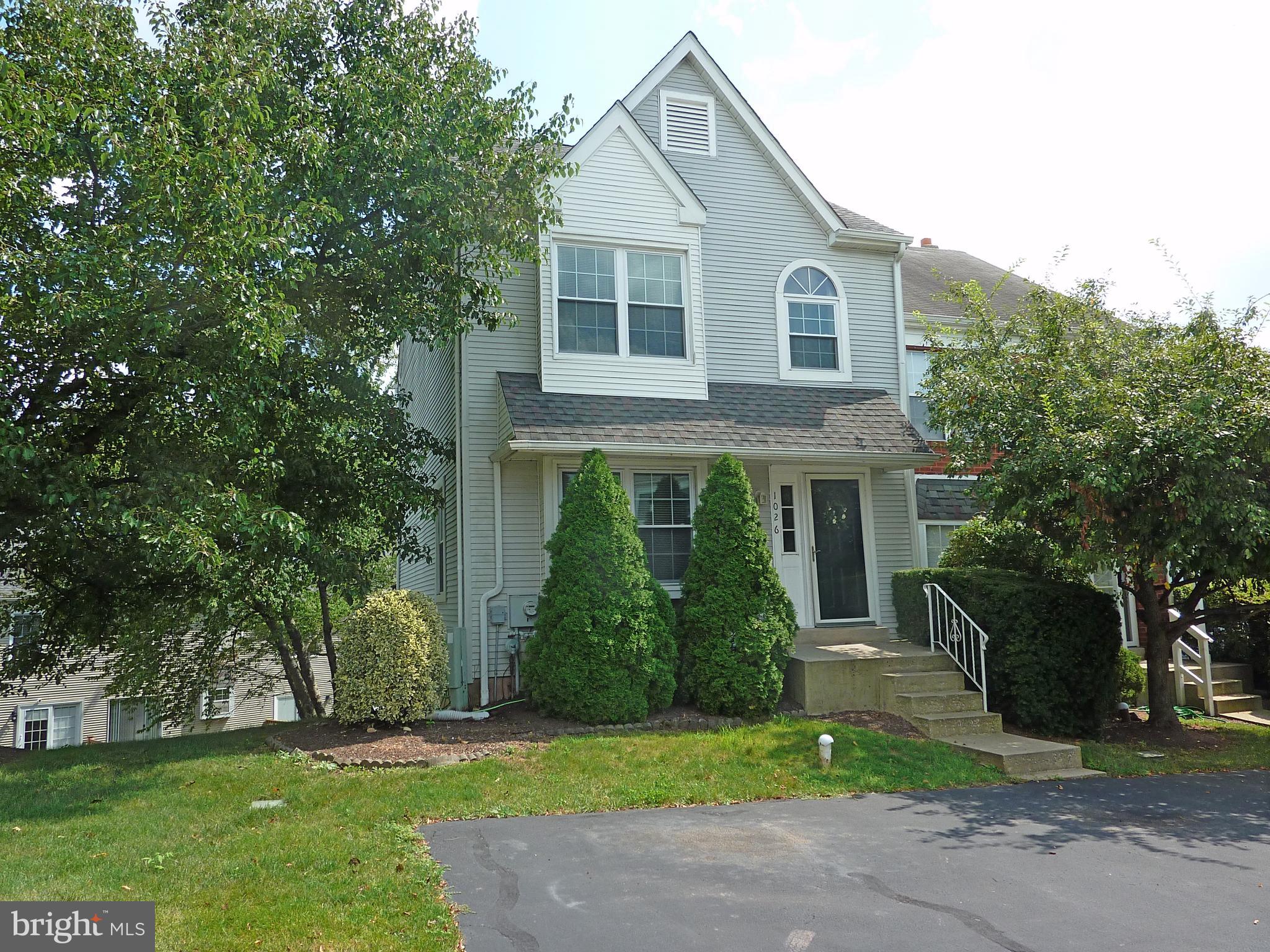 1026 Rafter Road Jeffersonville, PA 19403 - Photo 1 of 27 Front Elevation-End Unit with Spacious Side Yard