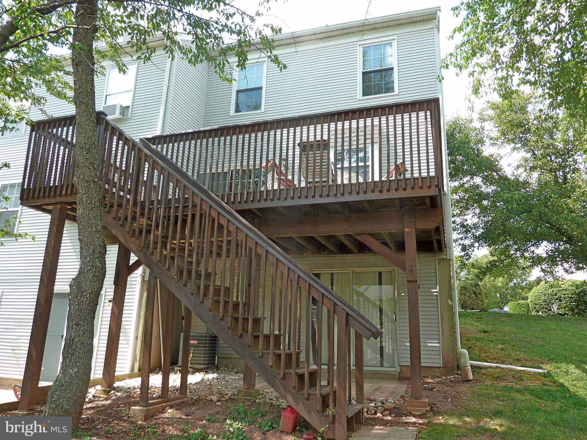 1026 Rafter Road Jeffersonville, PA 19403 - Photo 23 of 27 Rear Elevation-Full Sized Deck & Stairs