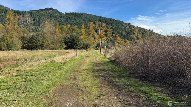 a view of mountain view with mountains in the background