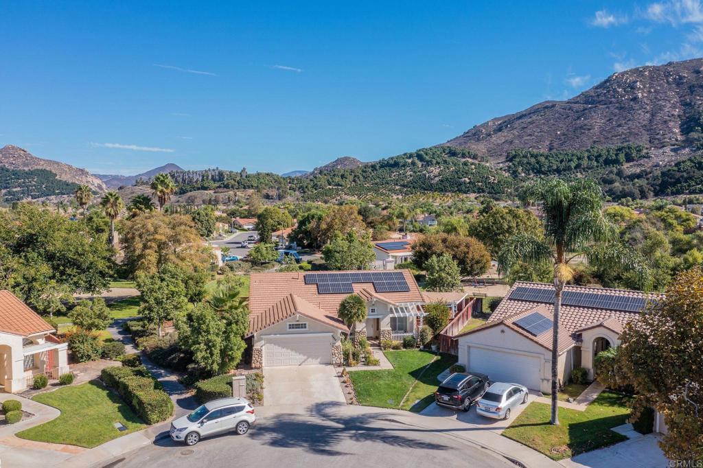 4895 Lake Shore Place Fallbrook, CA 92028 - Photo 23 of 27 an aerial view of a house with a yard