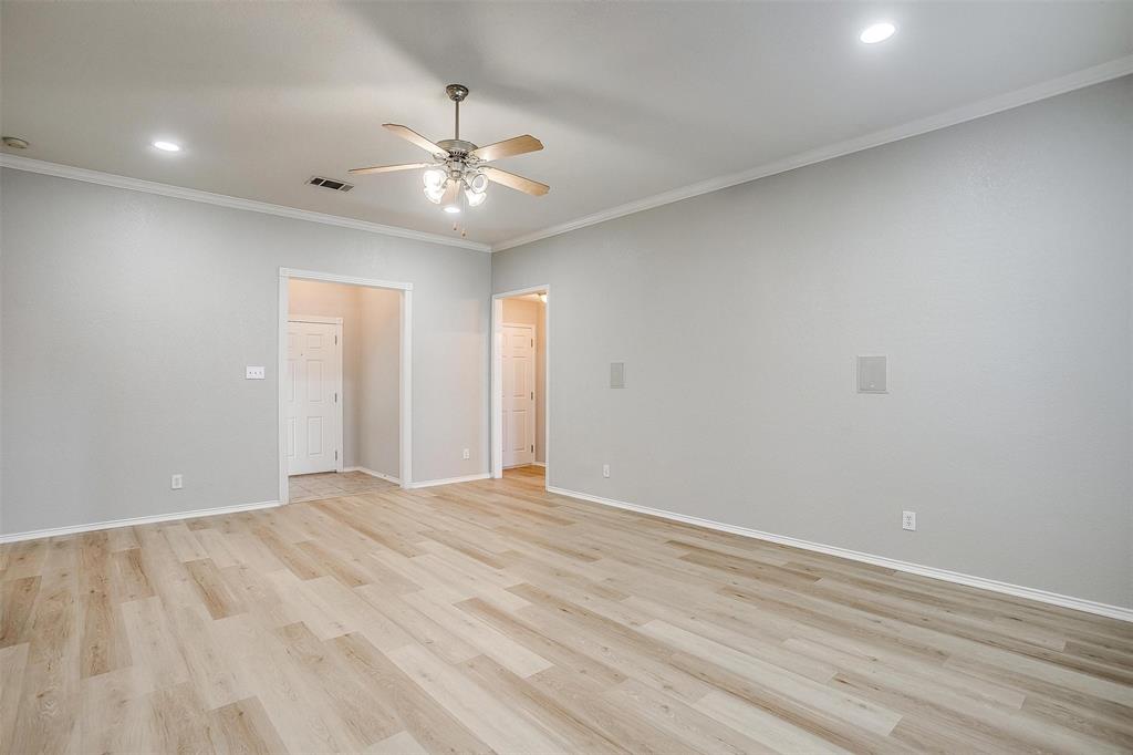 543 Thistle Meade Circle Burleson, TX 76028 - Photo 7 of 23 wooden floor in an empty room