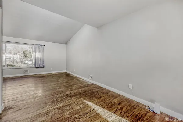 wooden floor in an empty room