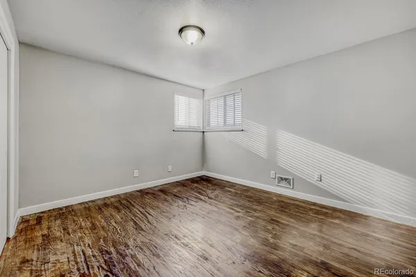 wooden floor in an empty room
